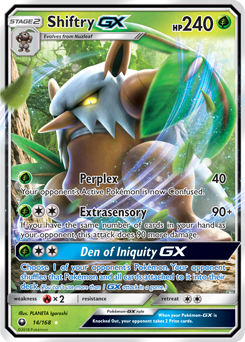 Shiftry GX 14/168 Sm-Celestial Storm Holo