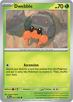 Dwebble - SV10 Destined Rivals - English