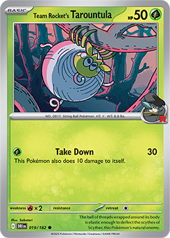 Team Rocket’s Tarountula SV10: Destined Rivals - English