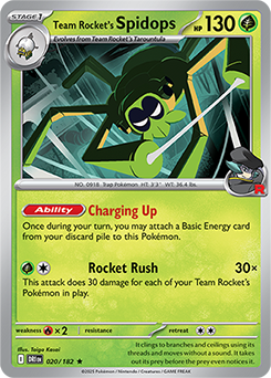 Team Rocket’s Spidops SV10: Destined Rivals - English