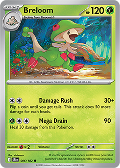 Breloom SV10: Destined Rivals 006/182 ENGLISH